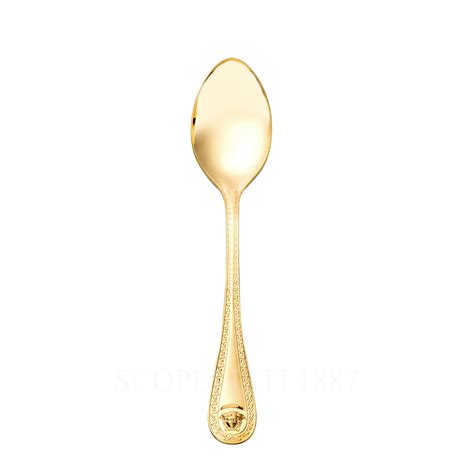 versace gold spoon|versace cutlery sets.